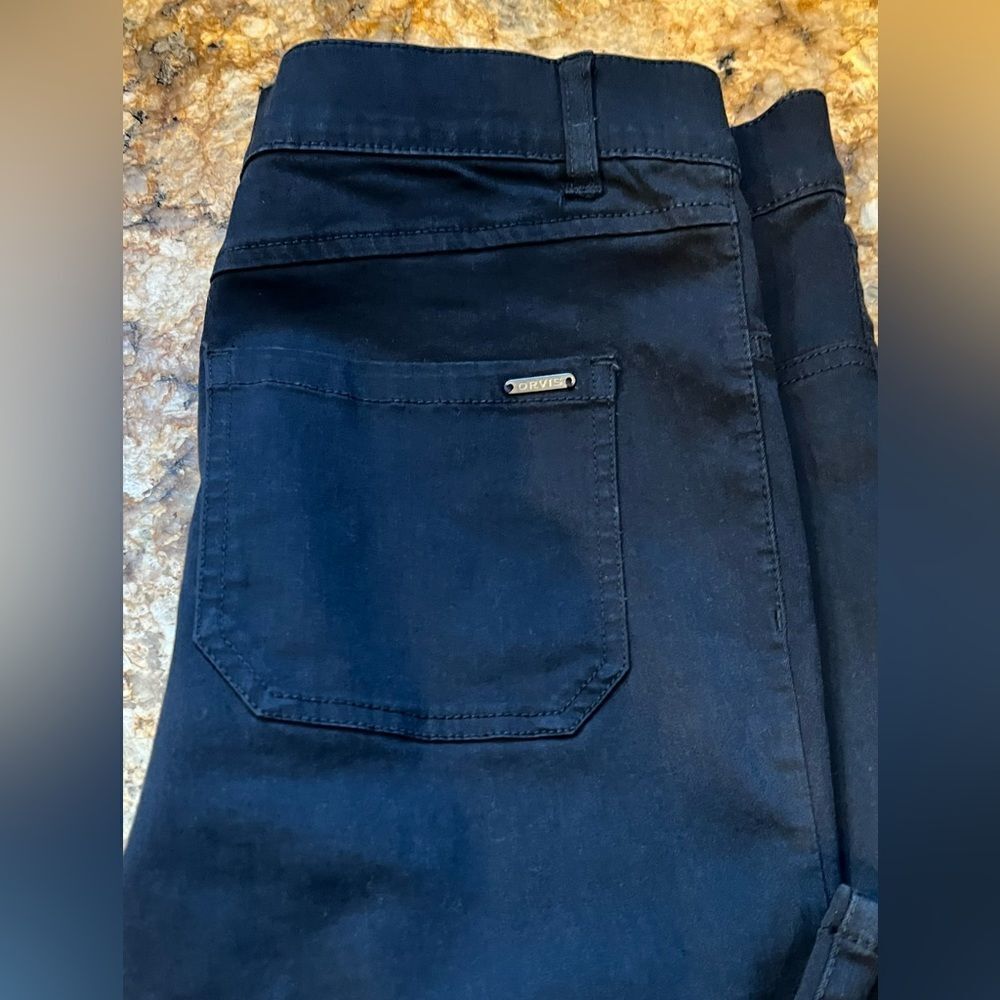 Orvis Navy pull on pants - Picture 3 of 9